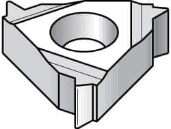 Kennametal - 16ER External Right Hand 11.5 NPTF Laydown Threading Insert - Grade KC5025, TiAlN Coated Carbide, 9.53mm Inscribed Circle - Industrial Tool & Supply