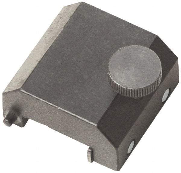 Value Collection - 1 Piece Vise Work Stop - Aluminum, Steel (Pin), 1" Wide - Industrial Tool & Supply