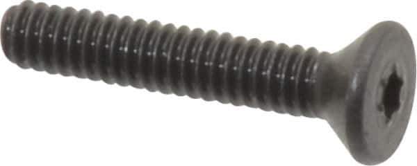 Value Collection - #2-56 UNC Hex Socket Drive, 82° Flat Screw - Alloy Steel, Black Oxide Finish, Fully Threaded, 1/2" OAL - Industrial Tool & Supply
