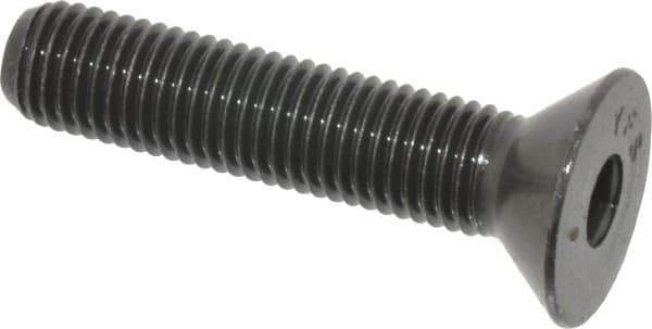 Value Collection - 5/16-24 UNF Hex Socket Drive, 82° Flat Screw - Alloy Steel, Black Oxide Finish, Fully Threaded, 1-1/2" OAL - Industrial Tool & Supply