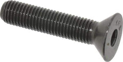 Value Collection - 5/16-24 UNF Hex Socket Drive, 82° Flat Screw - Alloy Steel, Black Oxide Finish, Fully Threaded, 1-1/2" OAL - Industrial Tool & Supply
