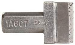 Norton - 1A-C, 7/16" Shank Diam Multi-Point Diamond Dresser - 3/4" Long x 5/16" Thick Head - Industrial Tool & Supply