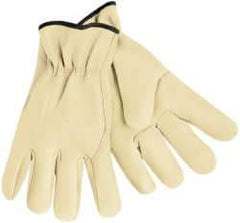 MCR Safety - Cowhide Work Gloves - Industrial Tool & Supply