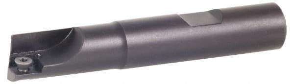 Kennametal - 1-3/4" Cut Diam, 11.94mm Max Depth of Cut, 1-1/4" Shank Diam, 4.78" OAL, Indexable Square Shoulder Centercutting End Mill - SPEB 422 Inserts, Weldon Shank, 0° Lead Angle, Through Coolant - Industrial Tool & Supply