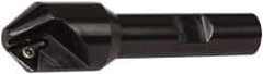 Kennametal - 0.83" Max Cut Diam, 0.27" Min Cut Diam, 7.62mm Max Depth of Cut, Indexable Chamfer and Angle End Mill - 1 Insert, TPGM 2151 Insert Style, 3" Overall Length, Straight Shank - Industrial Tool & Supply