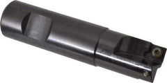 Kennametal - 3/4" Cut Diam, 7.11mm Max Depth of Cut, 3/4" Shank Diam, 3-1/4" OAL, Indexable Square Shoulder End Mill - SDEB 2615. Inserts, Weldon Shank, 0° Lead Angle - Industrial Tool & Supply