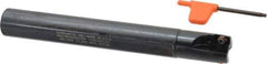 Kennametal - 1" Cut Diam, 1/2" Max Depth of Cut, 1" Shank Diam, 7.85" OAL, Indexable Square Shoulder End Mill - ADKT 1545.. Inserts, Cylindrical Shank, 0° Lead Angle - Industrial Tool & Supply