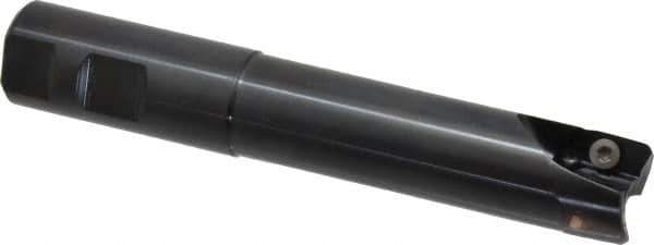 Kennametal - 1" Cut Diam, 18.03mm Max Depth of Cut, 1" Shank Diam, 153.16mm OAL, Indexable Square Shoulder End Mill - EC18.., EP18.. Inserts, Weldon Shank, 0° Lead Angle, Through Coolant - Industrial Tool & Supply