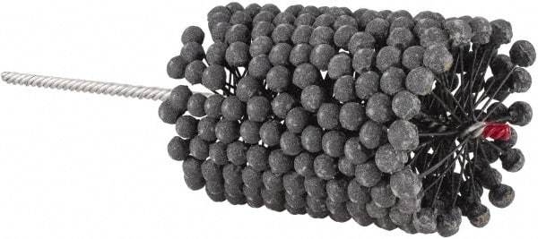 Brush Research Mfg. - 3-1/2" to 4" Bore Diam, 180 Grit, Silicon Carbide Flexible Hone - Extra Fine, 13-1/2" OAL - Industrial Tool & Supply