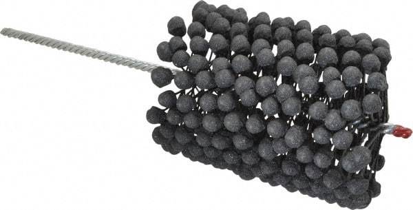 Brush Research Mfg. - 3-3/4" to 4-1/4" Bore Diam, 180 Grit, Silicon Carbide Flexible Hone - Extra Fine, 13-1/2" OAL - Industrial Tool & Supply