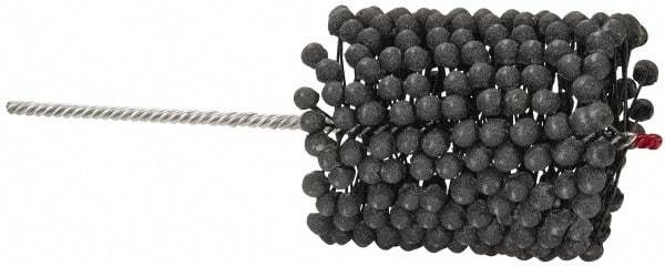 Brush Research Mfg. - 4" to 4-1/2" Bore Diam, 180 Grit, Silicon Carbide Flexible Hone - Extra Fine, 13-1/2" OAL - Industrial Tool & Supply