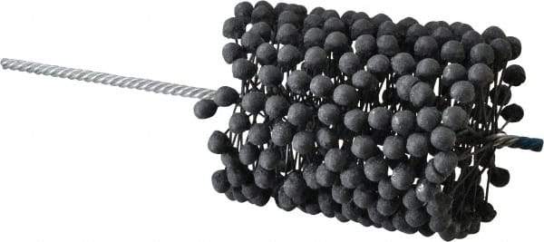 Brush Research Mfg. - 4" to 4-1/2" Bore Diam, 240 Grit, Silicon Carbide Flexible Hone - Extra Fine, 13-1/2" OAL - Industrial Tool & Supply