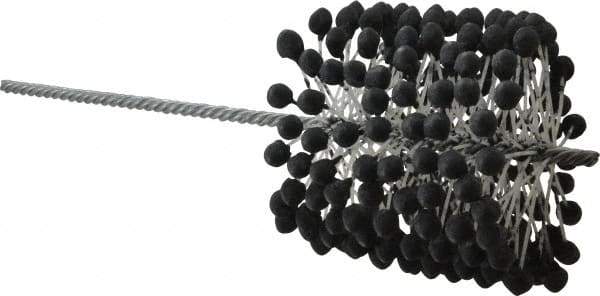 Brush Research Mfg. - 5-1/2" to 6" Bore Diam, 120 Grit, Silicon Carbide Flexible Hone - Fine, 17-1/2" OAL - Industrial Tool & Supply