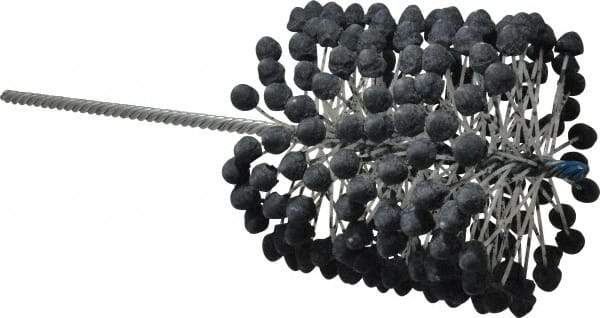 Brush Research Mfg. - 5-1/2" to 6" Bore Diam, 240 Grit, Silicon Carbide Flexible Hone - Extra Fine, 17-1/2" OAL - Industrial Tool & Supply