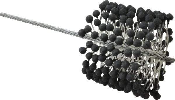 Brush Research Mfg. - 6" to 6-1/2" Bore Diam, 120 Grit, Silicon Carbide Flexible Hone - Fine, 17-1/2" OAL - Industrial Tool & Supply