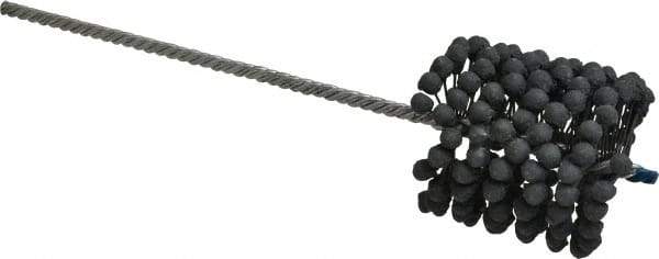 Brush Research Mfg. - 3" to 3-1/4" Bore Diam, 240 Grit, Silicon Carbide Flexible Hone - Extra Fine, 13-1/2" OAL - Industrial Tool & Supply