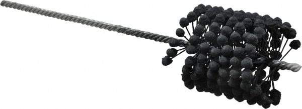 Brush Research Mfg. - 3" to 3-1/4" Bore Diam, 320 Grit, Silicon Carbide Flexible Hone - Extra Fine, 13-1/2" OAL - Industrial Tool & Supply