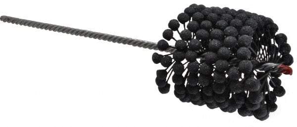 Brush Research Mfg. - 3-1/4" to 3-1/2" Bore Diam, 180 Grit, Silicon Carbide Flexible Hone - Extra Fine, 13-1/2" OAL - Industrial Tool & Supply