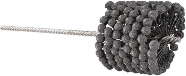 Brush Research Mfg. - 3-1/2" to 3-3/4" Bore Diam, 120 Grit, Silicon Carbide Flexible Hone - Fine, 13-1/2" OAL - Industrial Tool & Supply