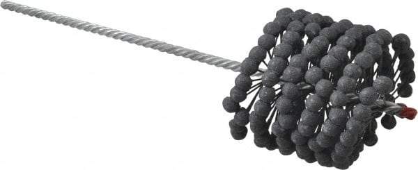 Brush Research Mfg. - 3-1/2" to 3-3/4" Bore Diam, 180 Grit, Silicon Carbide Flexible Hone - Extra Fine, 13-1/2" OAL - Industrial Tool & Supply