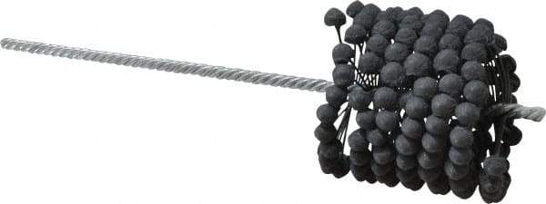 Brush Research Mfg. - 3-1/2" to 3-3/4" Bore Diam, 320 Grit, Silicon Carbide Flexible Hone - Extra Fine, 13-1/2" OAL - Industrial Tool & Supply