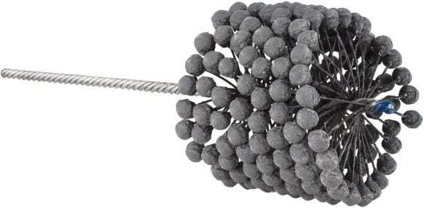 Brush Research Mfg. - 4-3/8" to 4-5/8" Bore Diam, 240 Grit, Silicon Carbide Flexible Hone - Extra Fine, 13-1/2" OAL - Industrial Tool & Supply