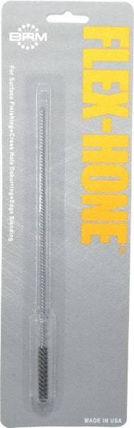 Brush Research Mfg. - 1/4" Bore Diam, 240 Grit, Silicon Carbide Flexible Hone - Extra Fine, 8" OAL - Industrial Tool & Supply