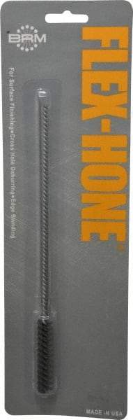 Brush Research Mfg. - 0.394" Bore Diam, 180 Grit, Silicon Carbide Flexible Hone - Extra Fine, 8" OAL - Industrial Tool & Supply