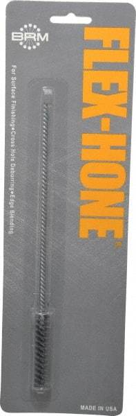 Brush Research Mfg. - 0.394" Bore Diam, 320 Grit, Silicon Carbide Flexible Hone - Extra Fine, 8" OAL - Industrial Tool & Supply