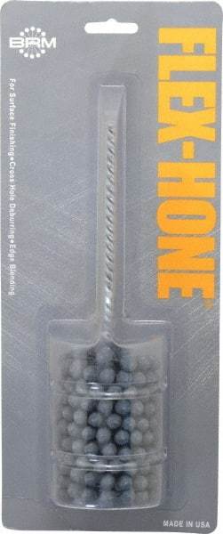 Brush Research Mfg. - 2" Bore Diam, 240 Grit, Silicon Carbide Flexible Hone - Extra Fine, 8" OAL - Industrial Tool & Supply