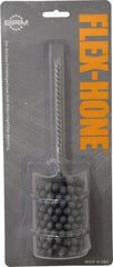 Brush Research Mfg. - 2" Bore Diam, 320 Grit, Silicon Carbide Flexible Hone - Extra Fine, 8" OAL - Industrial Tool & Supply