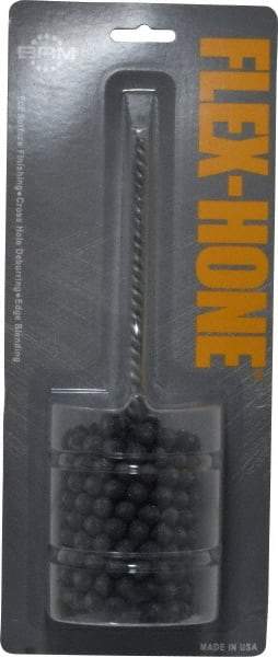 Brush Research Mfg. - 2-1/4" Bore Diam, 120 Grit, Silicon Carbide Flexible Hone - Fine, 8" OAL - Industrial Tool & Supply