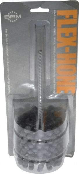 Brush Research Mfg. - 3" Bore Diam, 240 Grit, Silicon Carbide Flexible Hone - Extra Fine, 8" OAL - Industrial Tool & Supply