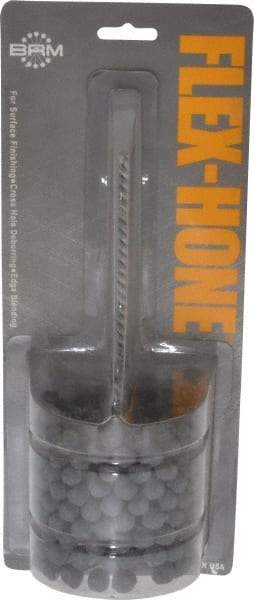 Brush Research Mfg. - 3" Bore Diam, 320 Grit, Silicon Carbide Flexible Hone - Extra Fine, 8" OAL - Industrial Tool & Supply