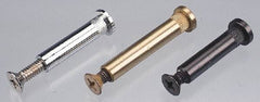 Made in USA - 1/4-20 Thread Barrel, Slotted/Phillips Drive, Stainless Steel Sex Bolt & Binding Post - 3/4" Long Barrel, Grade 18-8 - Industrial Tool & Supply
