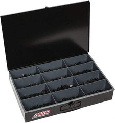 Value Collection - 1,000 Piece Alloy Steel Flat Head Cap Screw Assortment - M4x6 to M8x25 Thread - Industrial Tool & Supply