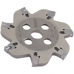 Iscar - Arbor Hole Connection, 0.106" Cutting Width, 0.315" Depth of Cut, 40mm Cutter Diam, 6mm Hole Diam, 5 Tooth Indexable Slotting Cutter - SGSA Toolholder, GSAN 3 Insert, Right Hand Cutting Direction - Industrial Tool & Supply