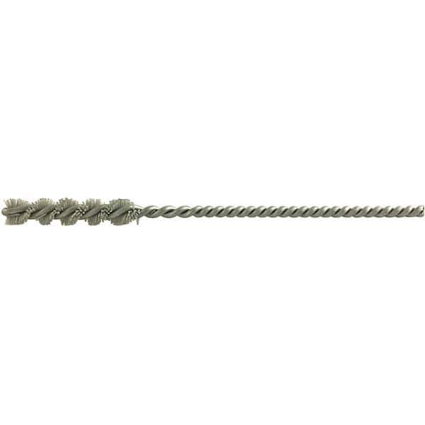 Brush Research Mfg. - 1/2" Bore Diam, 120 Grit, Aluminum Oxide Flexible Hone - Medium, 1-1/2" OAL - Industrial Tool & Supply