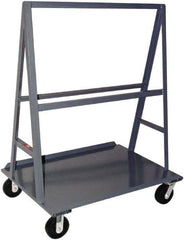 Jamco - 2,000 Lb Capacity Steel Panel Truck - 30" OAW, Phenolic Casters - Industrial Tool & Supply
