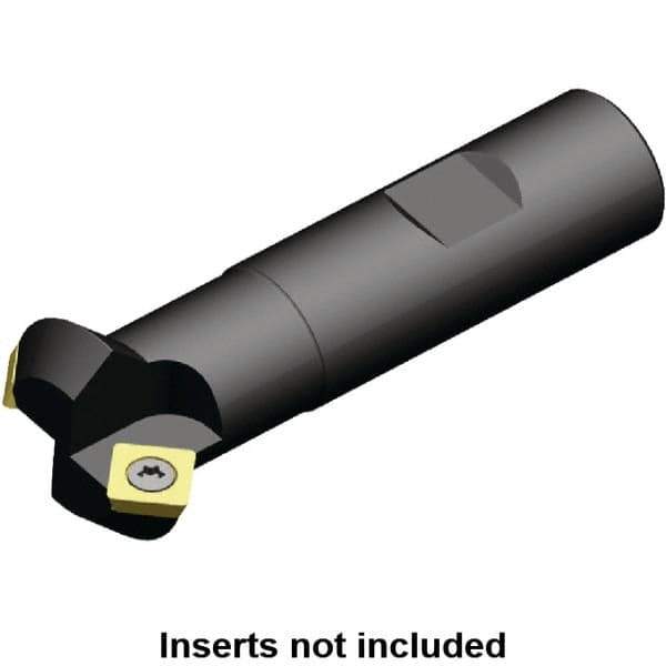 Kennametal - 45° Lead Angle, 22mm Max Cut Diam, 10mm Min Cut Diam, 6.5mm Max Depth of Cut, Indexable Chamfer and Angle End Mill - 1 Insert, SD.. 0903.. Insert Style, 82.7mm Overall Length, Straight Shank, 90° Included Angle - Industrial Tool & Supply