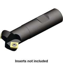 Kennametal - 45° Lead Angle, 22mm Max Cut Diam, 10mm Min Cut Diam, 6.5mm Max Depth of Cut, Indexable Chamfer and Angle End Mill - 1 Insert, SD.. 0903.. Insert Style, 82.7mm Overall Length, Straight Shank, 90° Included Angle - Industrial Tool & Supply