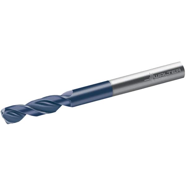 Walter-Titex - 7.5mm 150° Spiral Flute Solid Carbide Screw Machine Drill Bit - Industrial Tool & Supply