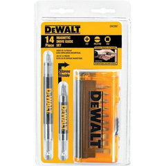 DeWALT - 14 Piece, Screwdriver Bit Set - #2, 1/4" Drive - Industrial Tool & Supply