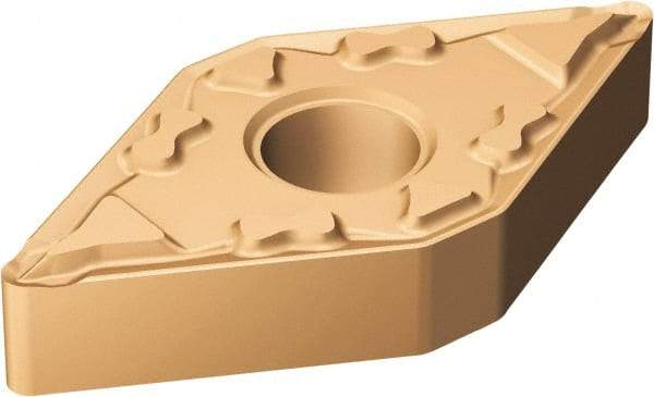 Sandvik Coromant - DNMG441 SF Grade 1105 Carbide Turning Insert - TiAlN2 Finish, 55° Diamond, 1/2" Inscr Circle, 1/4" Thick, 1/64" Corner Radius - Industrial Tool & Supply