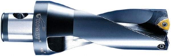 Komet - 162mm Max Drill Depth, 3xD, 54mm Diam, Indexable Insert Drill - 2 Inserts, ABS 63 Modular Connection Shank - Industrial Tool & Supply