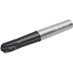 Walter - 20mm Cut Diam, 28mm Max Depth of Cut, 25mm Shank Diam, 150mm OAL, Indexable Ball Nose End Mill - 25,300 Max RPM - Industrial Tool & Supply
