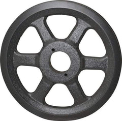 Browning - 1 Groove, 3/8 to 1-1/2 Bore Diam, 8-3/4" Outside Diam, QD Bushed V Belt Sheave - 8.0 A Diam Belt Pitch - Industrial Tool & Supply
