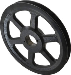 Browning - 1 Groove, 3/8 to 1-1/2 Bore Diam, 9-1/4" Outside Diam, QD Bushed V Belt Sheave - 8.5 A Diam Belt Pitch - Industrial Tool & Supply