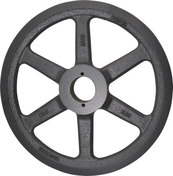 Browning - 1 Groove, 3/8 to 1-1/2 Bore Diam, 11-1/4" Outside Diam, QD Bushed V Belt Sheave - 10.5 A Diam Belt Pitch - Industrial Tool & Supply