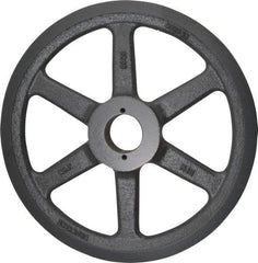 Browning - 1 Groove, 3/8 to 1-1/2 Bore Diam, 11-1/4" Outside Diam, QD Bushed V Belt Sheave - 10.5 A Diam Belt Pitch - Industrial Tool & Supply